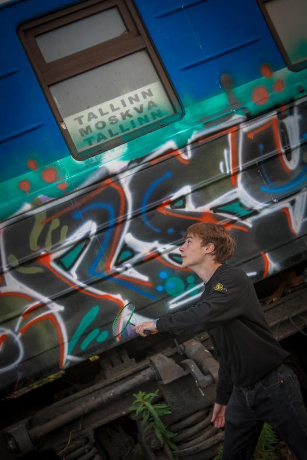 Railrooms Traincar Hostel Tallinn Buitenkant foto